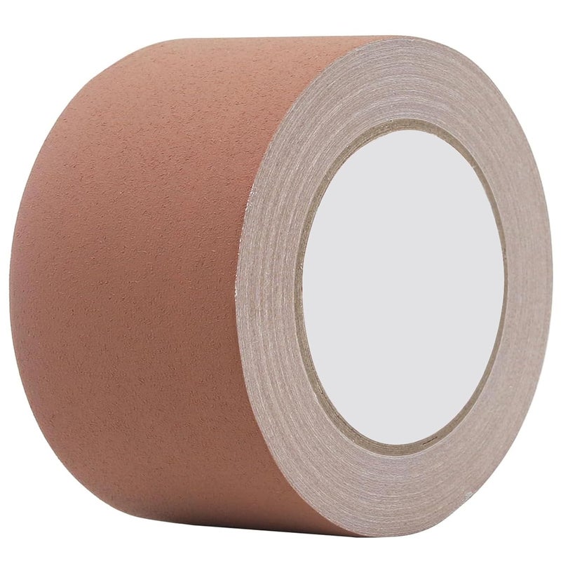 AMOGATO Gaffer Tape 3 Inch x 30 Yard,Gaffers Tape Brown,Rubber Adhesive Leaves No Residue, Waterproof,Multipurpose,Easy to Tear,Great for Concerts, Weddings or More - Image 1
